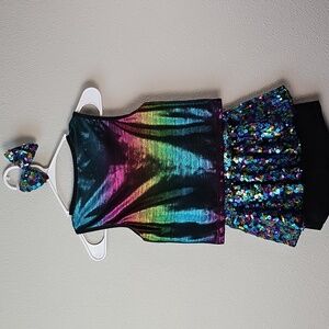 Laylas Dance Girls Jazz Tap Dance Outfit Costume Size LC Girls Large